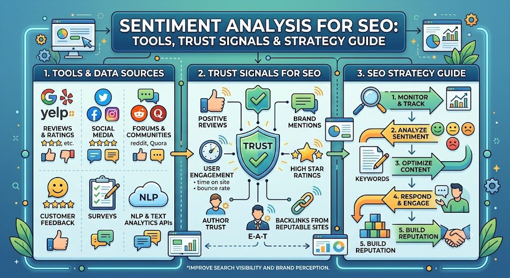 Sentiment Analysis for SEO: Tools, Trust Signals & Strategy Guide