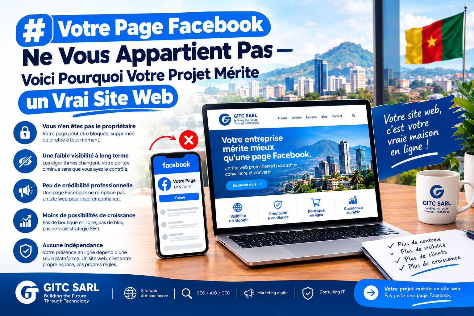 Voici Pourquoi Votre Projet Mérite un Vrai Site Web