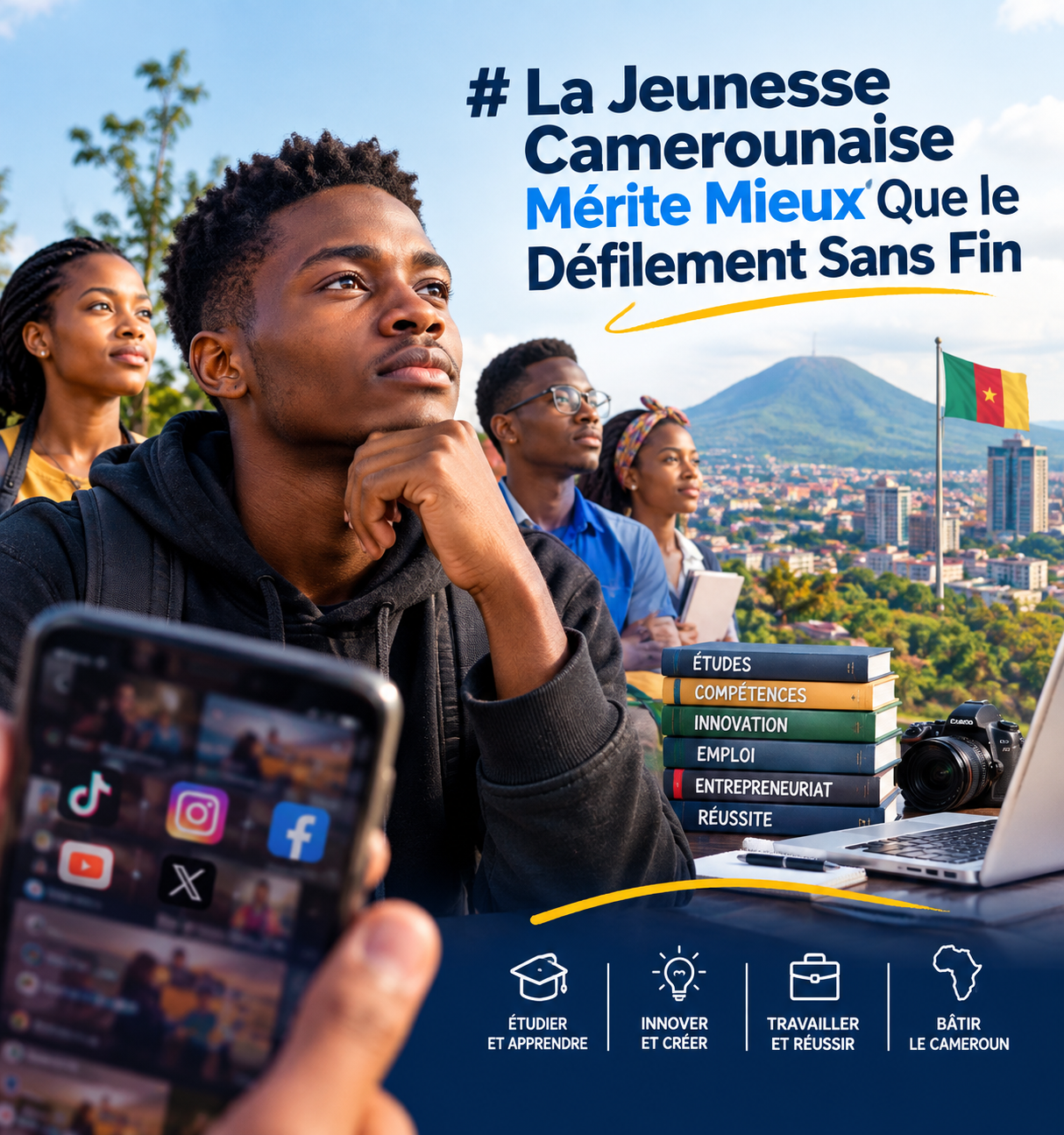 La Jeunesse Camerounaise En Ligne par Georges Godwe
