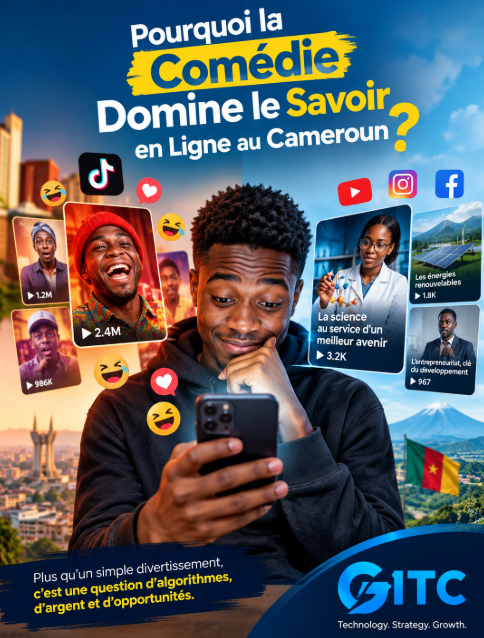 Pourquoi la Comédie Domine le Savoir en Ligne au Cameroun